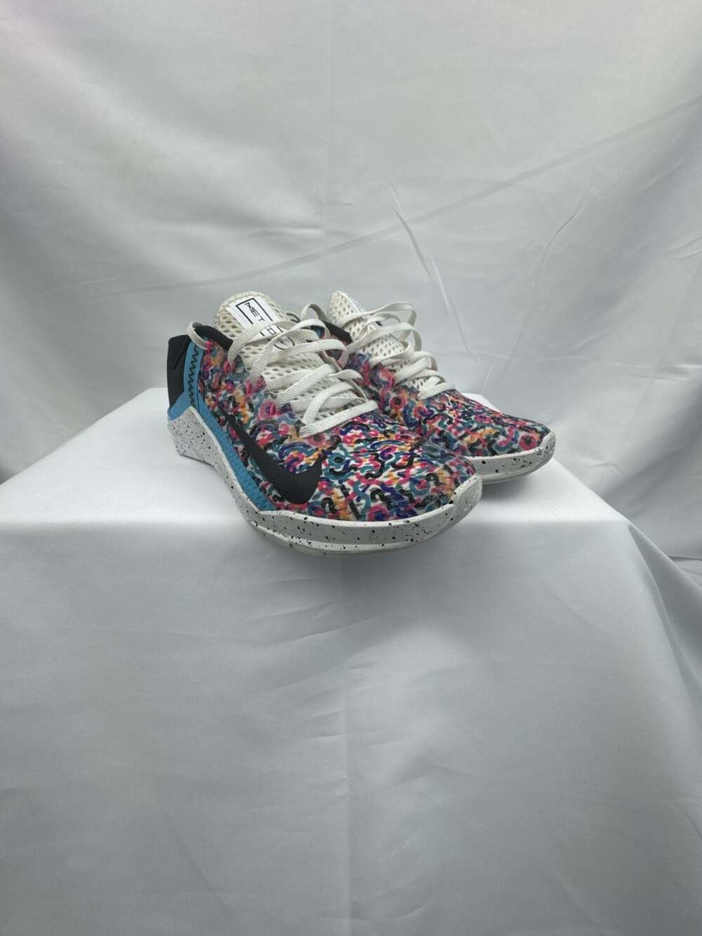 Nike Metcon 6 Women's Training Shoes Baltic Blue Pink Blast White AT3160-104